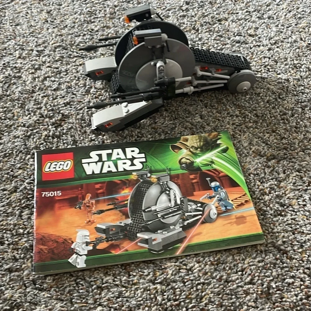 Lego Star Wars Set 75015 Corporate Alliance Tank Droid incomplete